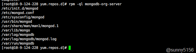 CentOS 7 yum快速安装MongoDB