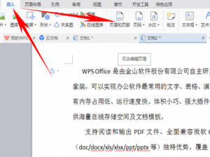 WPS文档如何编辑页眉页脚
