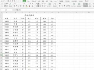 Excel表格怎么整体排序