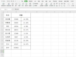 Excel表格技巧—WPS Excel如何制作圆环图